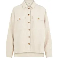 Pieces Blusa 'PCEffi' beige