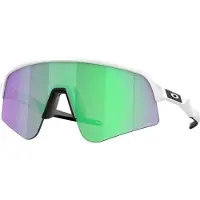 Oakley - Gafas de sol - Sutro Lite Sweep Matte White Prizm Road Jade - Blanco