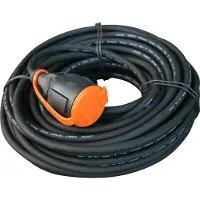 Relec Relectric Cable de extensión de neopreno de 20 metros, cable de extensión 3x1,5 mm