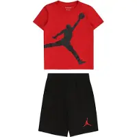 Jordan Conjunto 'JUMBO' rojo oscuro / negro