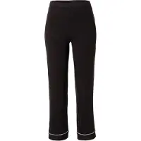 Lindex Pantalón de pijama negro / blanco