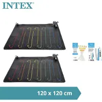 Intex - Calentador para piscina - 2 paneles solares, kit de reparación WAYS y tiras de prueba