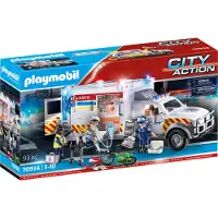Playmobil Vehículo De Rescate: Ambulancia Urbana En Acción