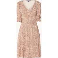 French Connection Meadow Cadie V-neck Smocked Dress Shifting Sand Talla: XS | Mini Vestidos Outlet | Mujer | Marrón