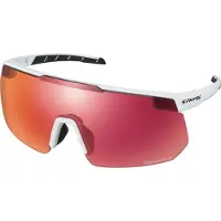 Shimano - S-Phyre 2 Road S2 (VLT 21%) + S0 (VLT 82%) - Gafas de ciclismo rojo