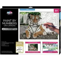 Zieler Kit De Pintura Paint By Numbers Tiger