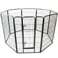 Trekker , área de juego para cachorros, modelo Strong L, con 8 paneles, dimensiones 100x77 cm
