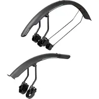 Topeak - TetraFender R1 & R2 Fender Set - Guardabarros size One Size, negro