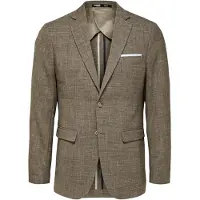 Selected Corte Slim Blazer Con Botonadura Sencilla Hombres Marrón 44