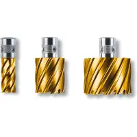 Fein Broca de núcleo DURA 26 mm, con revestimiento de TiN, sistema Quick IN