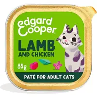 Edgard & Cooper Adult Cat - Cordero y Pollo de Corral - Paté - 16 x 85 g