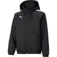 Puma Chaqueta deportiva 'TeamLiga' negro / blanco