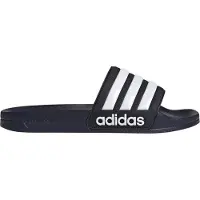 Adidas Zapatos abiertos 'Adilette' azul oscuro / blanco