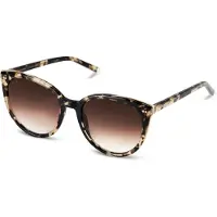 Kapten & Son Gafas de sol 'Manhattan Crystal Tortoise Brown' capuchino / marrón oscuro