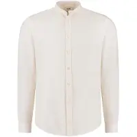Shiwi Leon Linen Shirt Jet Stream White Talla: XL | Camisas Casuales Outlet | Hombre | Blanco