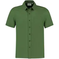 Shiwi Ethan Shortsleeve Shirt Cilantro Green Talla: S | Camisas Casuales Outlet | Hombre | Verde