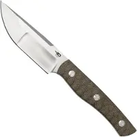 Bestech Heidi Blacksmith #2 Hollow Compound Grind, Satin, Canvas Micarta BFK04C cuchillo fijo