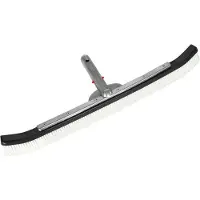 Kokido K495CB/NY/PRE, cepillo de mano para piscinas, color negro, plateado, aluminio, nailon, 620 mm, 230 mm, 60 mm