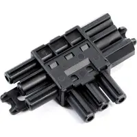 Bachmann BLOQUE DE CONEXIONES , compatible con Wieland GST18, 1 entrada / 2 salidas, plano, color