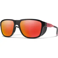 Smith - Gafas de sol - Embark Tnf Matte Black / Horizon Red Chromapop Polarized Red Mirror - Negro