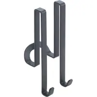 Metaltex 401109000 - Ganchos para ducha "Origin Lava", con tecnología TouchTherm, color mate