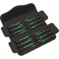 Wera Kraftform Micro Juego de destornilladores con soporte 12-unidades, 5073675001