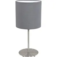 Eglo Lámpara de techo moderna , modelo PASTERI, con estructura de níquel mate, casquillo E27 y potencia máxima de 1X60W