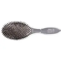 Olivia Garden Cepillo Expert Care Oval Boar & Nylon Bristles Silver