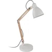 Eglo Torona 1, Blanco, Madera, Acero, Madera, Oficina en casa, Oficina, Despacho, II, E14, Orientable