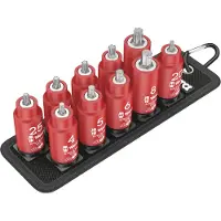 Wera BeltB VDE 1Zyklop, juego de destornilladores Torx/Allen, aislados, con soporte, 3/8