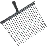 Kerbl Horquilla de metal para estiércol de caballo, , con 20 dientes.