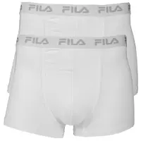 FILA Calzoncillo boxer gris / blanco
