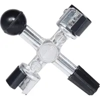 Ks Tools : Fresa para pulir bornes de batería / terminales, modelo 700.1195, fabricada en hierro fundido, peso: 150g