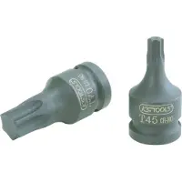 Ks Tools Broca de impacto Torx, marca Kraft, de 1/2", tipo "T", de tamaño 80, de longitud corta
