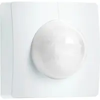 Steinel Detector de movimiento , pasivo, infrarrojo, para montaje en superficie, IP54, alcance de 180°, alcance máximo: r = 20 m (628 m²), modelo 057350