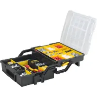 Stanley STST1-75540, Cajas para piezas pequeñas, Plástico, Negro, Transparente, 400 mm, 420 mm, 315 mm