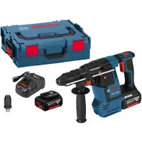 Bosch Martillo Perforador GBH 18V-26 F (2 x 5,0 Ah + GAL1880CV + L-Boxx 136)
