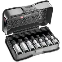 Facom Juego de 7 vasos especiales XZN de 60 mm + estuche SV.J7APB