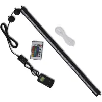 vidaXL Lámpara de burbujas LED para acuarios, RGB, 56,5 cm