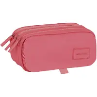 Safta Estuche Basic ´´marsala´´ Big Triple