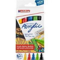 Edding Rotulador Acrylic 5100-5-s 5 Unidades