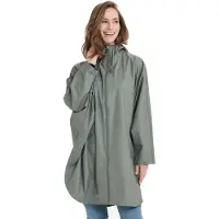 Weather Report Poncho Flame