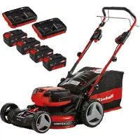 Einhell Cortacésped inalámbrico Power X-Change GP-CM 36/47 S HW Li (con 4 baterías de 4,0 Ah)