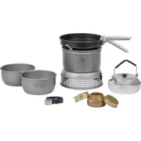 Trangia - 27-4 HA Sturmkocher w. Non-Stick Pfanne - Hornillos de alcohol gris