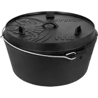 Petromax - Fire Pot - Olla size 16,1 l - ft18, negro/gris