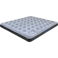 High Peak Colchón inflable King Comfort Plus 40027 (azul celeste/marrón)