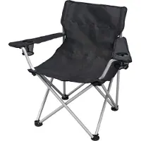 Basic Nature - Travelchair Komfort - Silla de camping negro