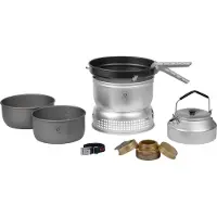 Trangia - 25-0 Spiritus Sturmkocher mit Wasserkocher - Hornillos de alcohol ultralight hardanodized