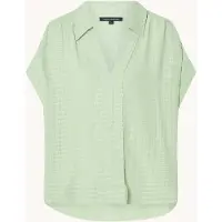 French Connection Birch Seersucker Popover Shirt Aqua Foam Talla: XS | Blusas Outlet | Mujer | Cian