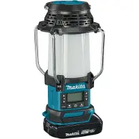 Makita DMR 055 radio inalámbrico 18 V FM con linterna 360° solo - sin batería, sin cargador